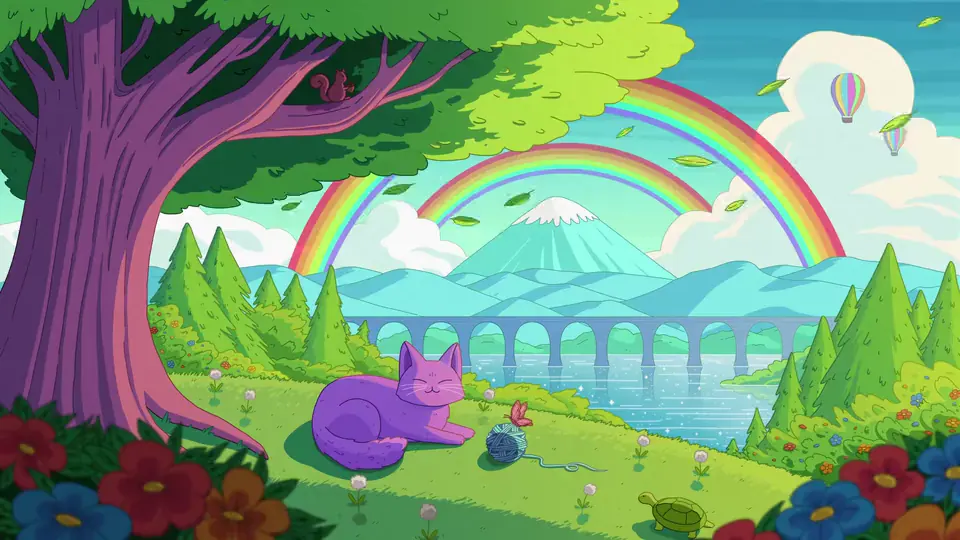 Happy Place live lofi wallpaper (animated)